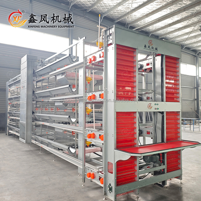 Factory Direct Sale Kenya Poultry Chicken Farm 500 Birds Automatic Egg Chicken Cages H Type 10000 Layer Bird Layer Chicken Cage