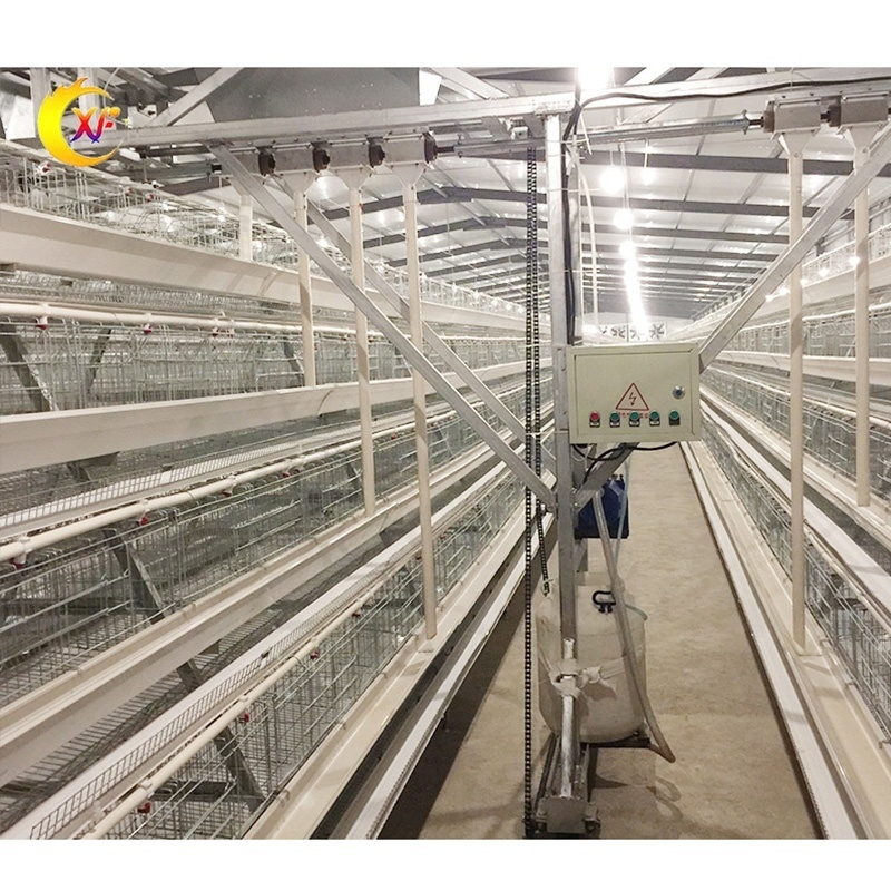 Cheap Price Poultry Farm Equipment Animal Cages Laying Hens Poultry Cages 3 Tiers Mesh Chicken Cage for 10000 Chicken Farm